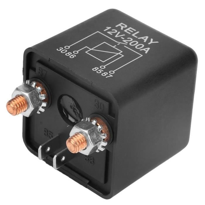 Relais De Démarreur Voiture 100A 12V – Robuste, Pour Couper La Batterie – WM686