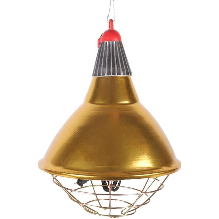 HEYOUTH Lampe Chauffante Poussins 250W - Thermostatique Pour Poulailler, Chiot