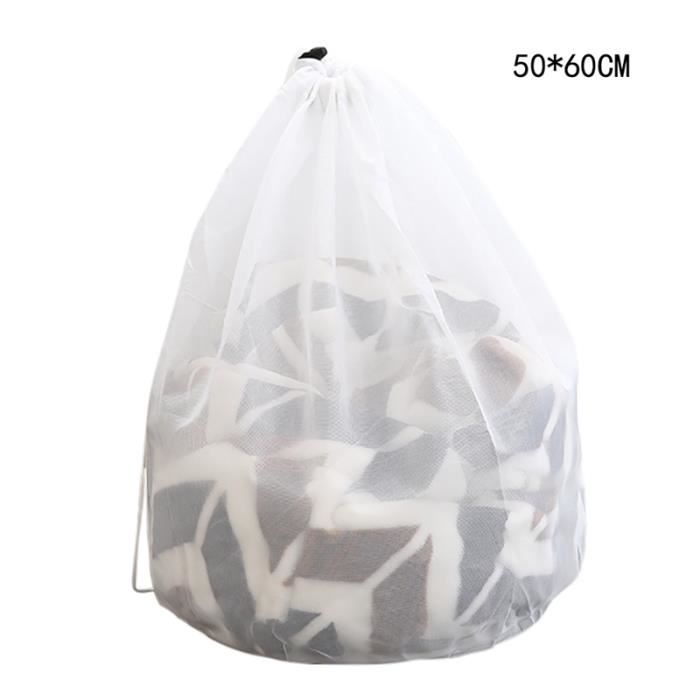 Sacs à Linge Sale 61x92 Cm - Lot De 2, Tissu Oxford, Bleu Et Gris, Pour Voyage, Camping, étudiant