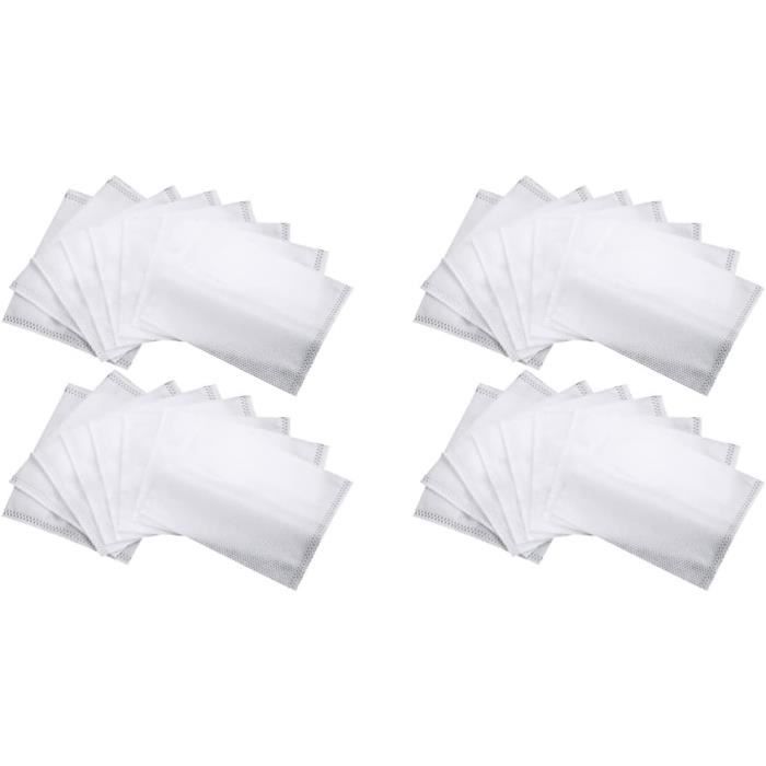 Sachets Filtres à Thé Vides à Rabat - Lot De 100 à 5000 Pièces, Blancs, Pour Infusions Maison