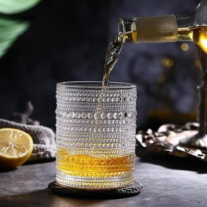 Verres À Eau Vintage Romantiques, Verres À Eau À L'Ancienne, Design En