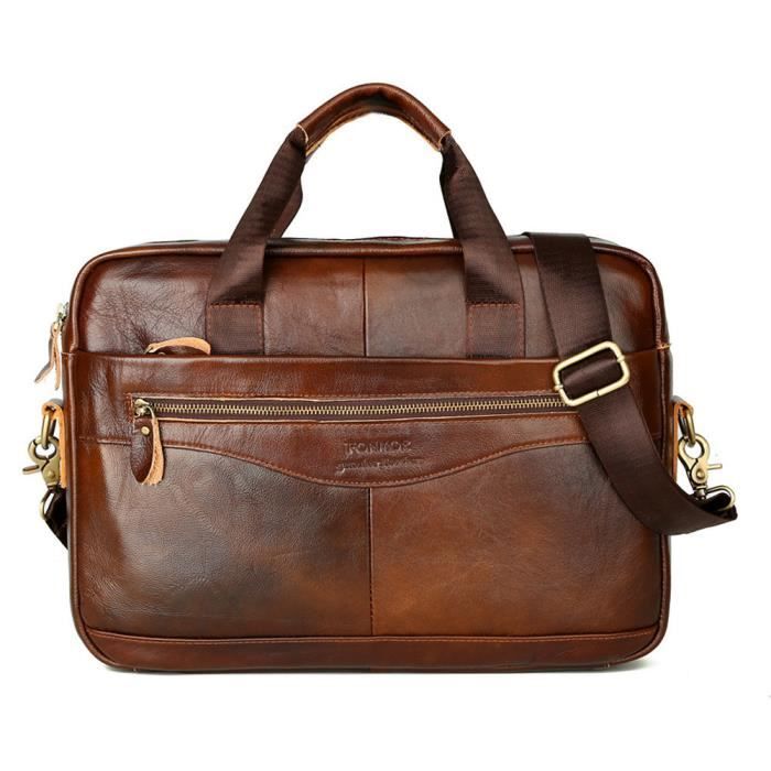 sac en cuir pour ordinateur portable