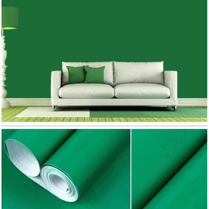 1pcs Papier Peint Auto Adhesif 45cmx10m Vert Fonce Stickers Autocollant Muraux Decoration Pour Chambre Salon Meuble Achat Vente Papier Peint 1pcs Papier Peint Auto Adhe Cdiscount