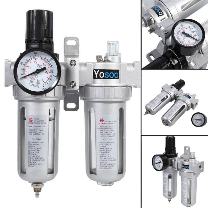 Séparateur d/'eau à air comprimé Réducteur de pression pour Afr-2000