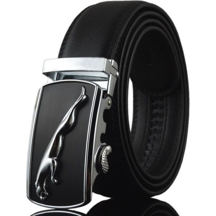 Jaguar Ceinture automatique des ceintures de cuir boucle de ceinture Hommes