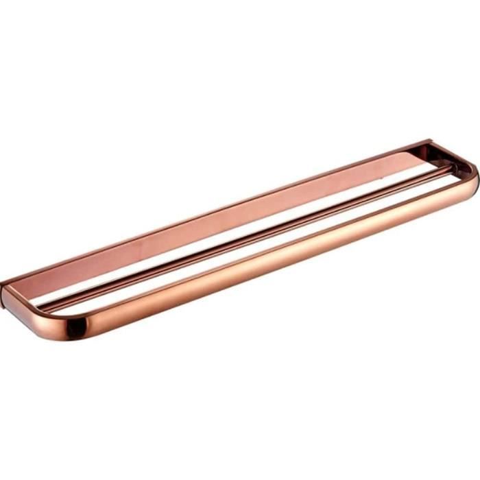 Porte serviette en laiton finition argent vieilli