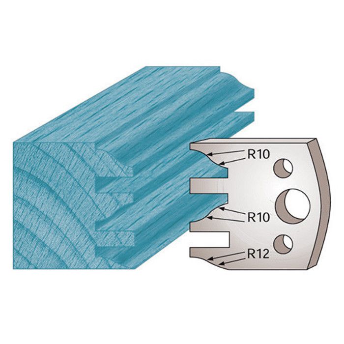 Leman - Jeu De 2 Fers Profilés N°351 Pour Porte-outils Ht.90 Mm