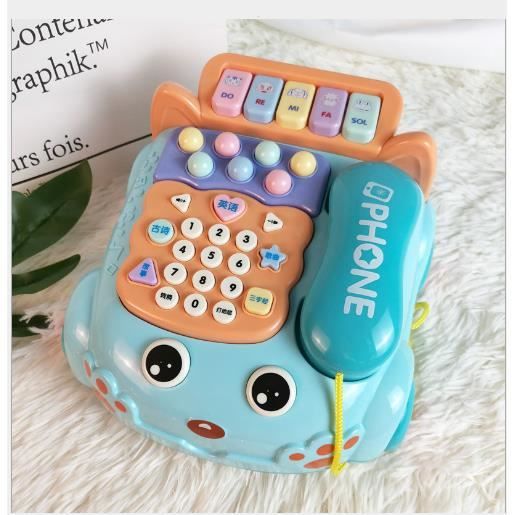 Mon Telephone Mobile Jouet Bebe Cadran Factice Rotatif Pour Apprendre Les Chiffres 12 Mois Et Plus Multicolore Cdiscount Jeux Jouets