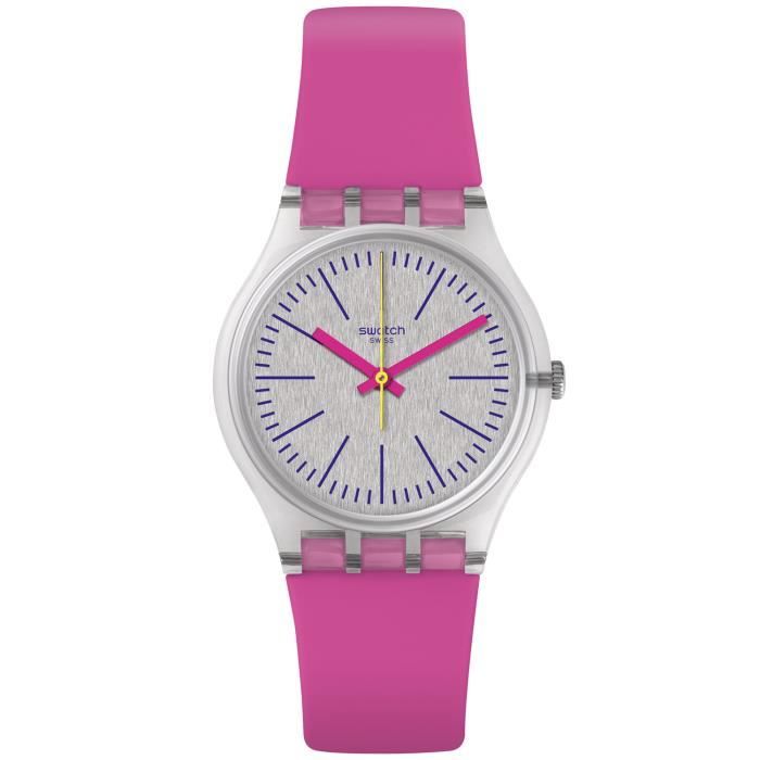 Montre Femme Swatch GE256 Fluo Pinky , - Achat/vente montre - Soldes sur  Cdiscount