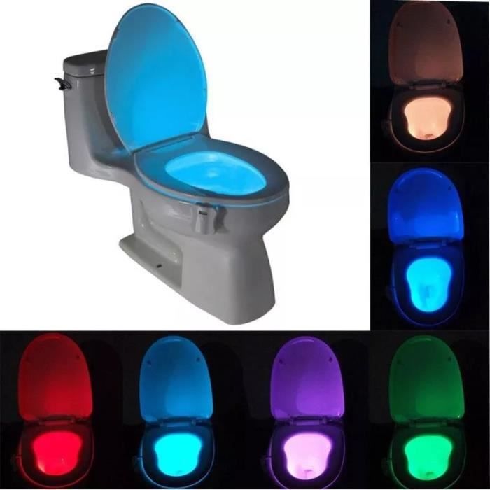 Set accessoires,Lampe intelligente de nuit LED pour toilettes