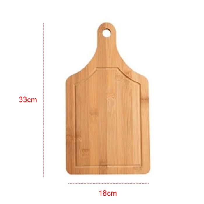 Planche à découper,Planche à découper ronde en bois, planche à découper de cuisine avec poignée