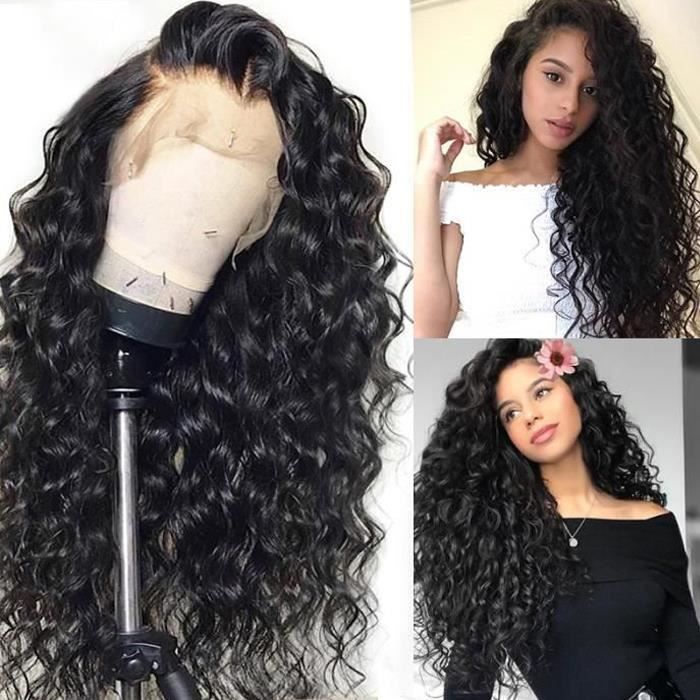 Perruques cheveux outlet naturels lace wig