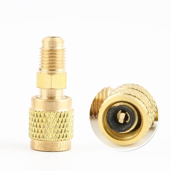 Tuyau De Charge Climatisation SAE 1/4'' 500 PSI Bleu – Connecteur Laiton 45° Rapide Et Résistant
