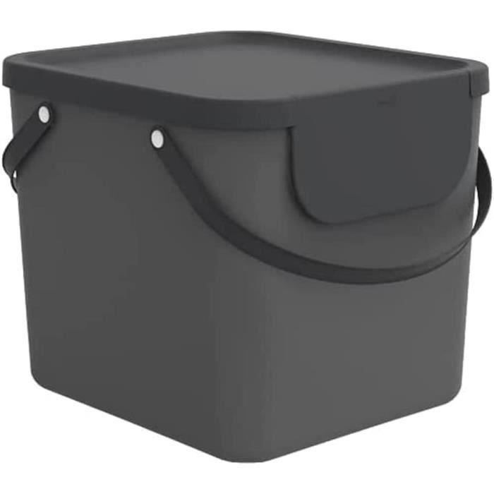 Rotho Albula Panier à Provisions 25 L Rose – Solide, Recyclé Et Stylé Pour Les Courses