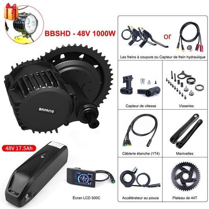Kit velo electrique pedalier avec batterie clearance