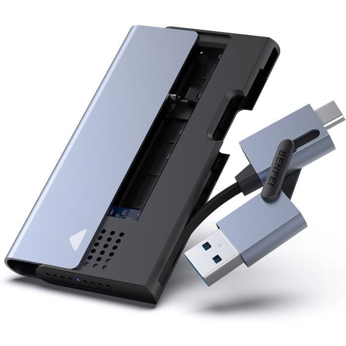 Boîtier M.2 NVMe - ICY BOX - USB4 40 Gbit/s - Aluminium