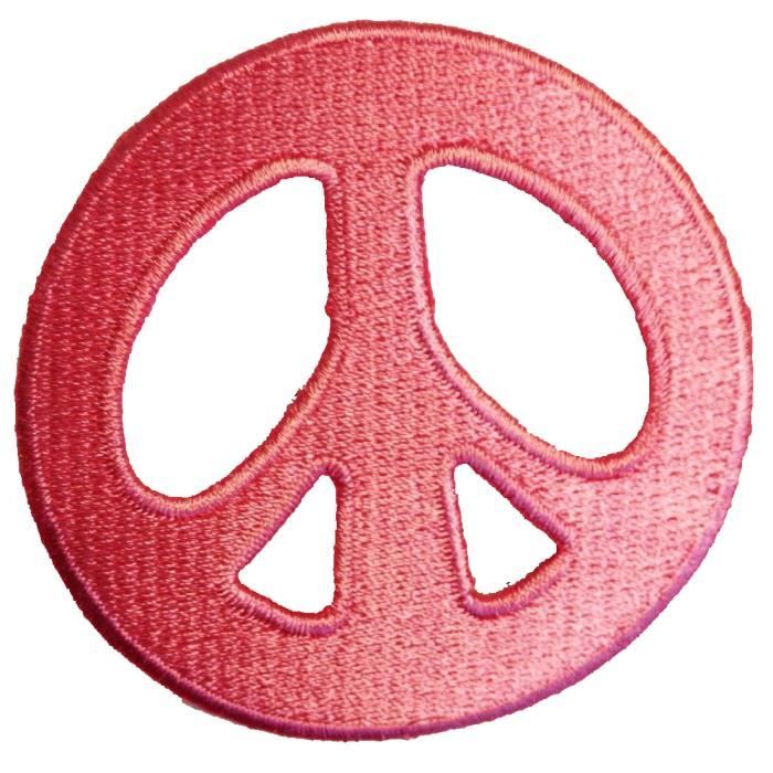 Écusson signe de la paix/Écusson thermocollant/Fleur enfant/Daisy Boho