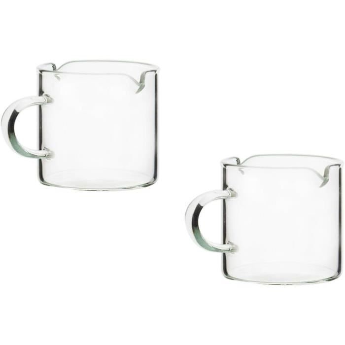 Homoyoyo Pot à Lait Européen Pichet De Sauce Tasses à Vapeur Expresso