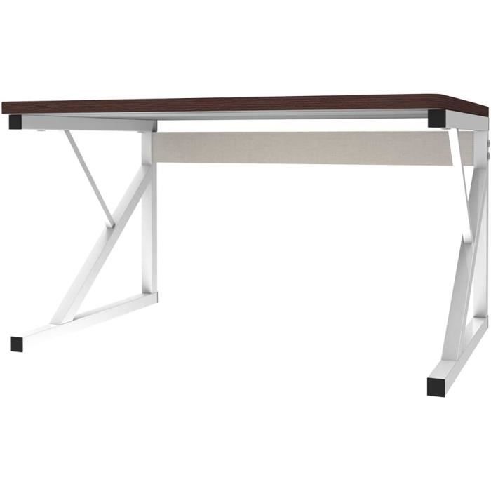 Étagère Micro-ondes 2 Niveaux - Support En Bois 57x38x38 Cm - Blanc, Rangement Cuisine Pour Micro-ondes Et Ustensiles - 8