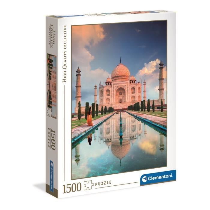 Puzzle Taj Mahal - Clementoni - 1500 pièces - Paysage et nature - Adulte