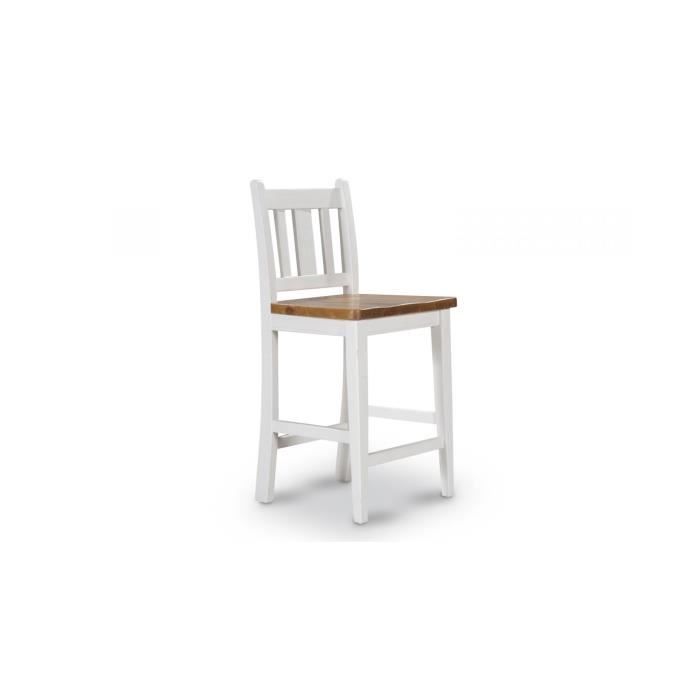 smarttrunc (chaise bois blanc 45x45x95cm - décoration d'autrefois,132)