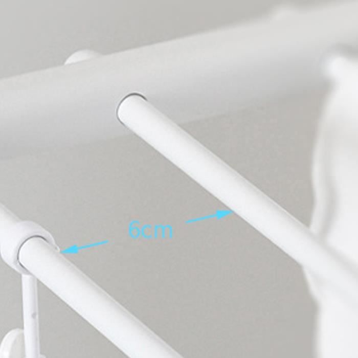 Étendoir À Linge, Étendoir À Linge Mural, Étendoir À Ventouse Sans Perçage, Étendoir À Vêtements