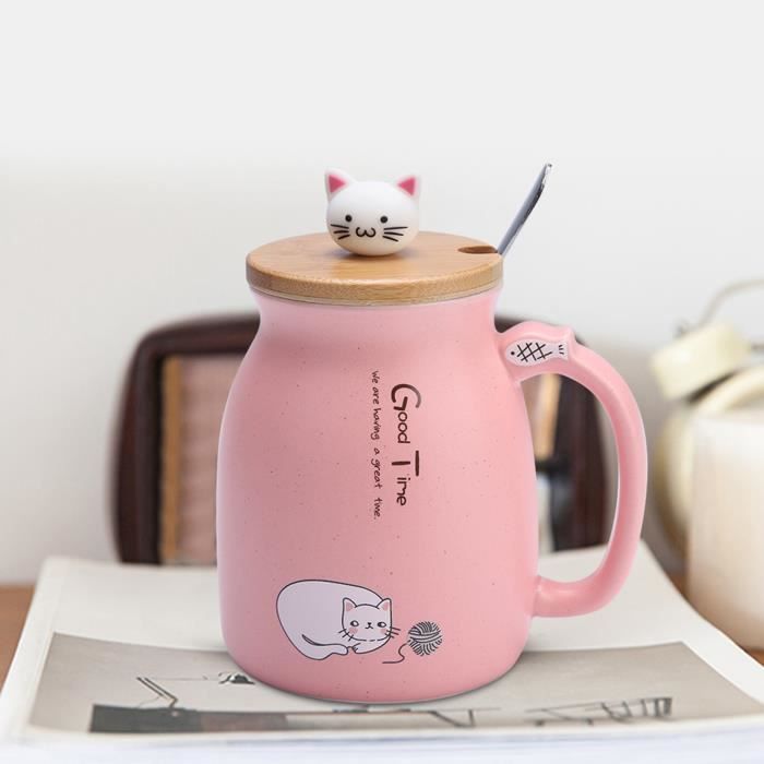 Tasse à Thé En Céramique Avec Figurine De Cochon Pour Le Bureau Et Le