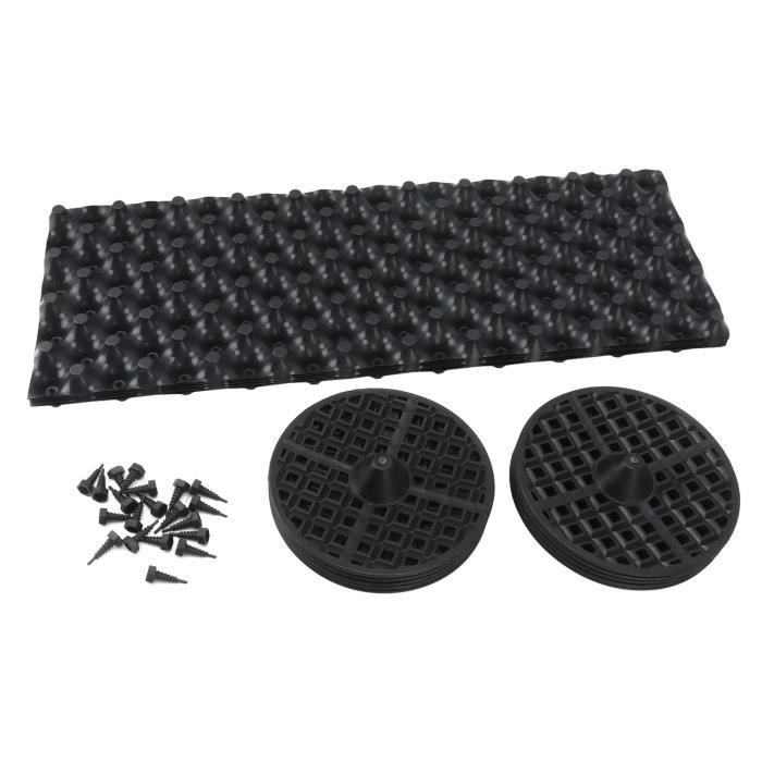 Lot De 6 Pots De Jardinage Plastique Anti-racines - 20x17.5 Cm - Avec Trous De Drainage - Pour Semis Et Repiquage