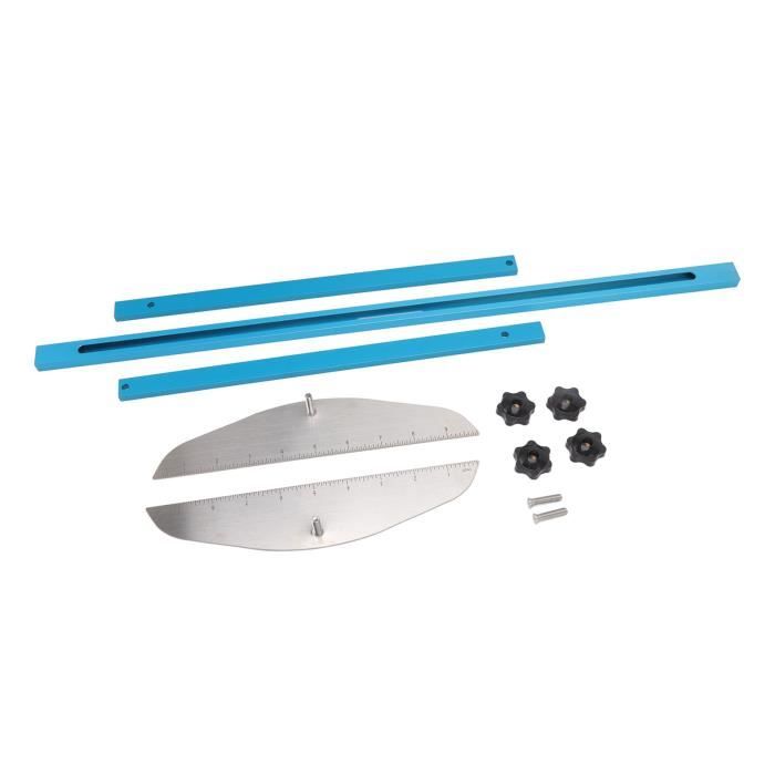 Jig De Traçage Pour Menuiserie Gabarit De Marches D'escalier En Alliage D'aluminium - Outil De Traçage Réglable Pour Contremarches, étagères, Cloison Outil Bricolage Escalier Modulaire