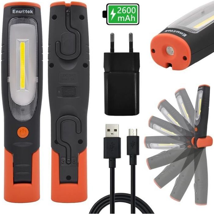 1 LAMPE LED AIMANTE BALADEUSE A SUSPENDRE BRICOLAGE 