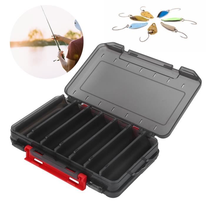 Boite Leurres Transparent Imperméable Boîte à Outils Pêche, Boîte