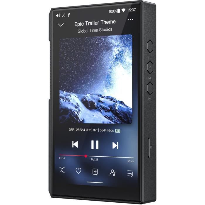 Fiio M11s - Baladeur numérique - Bluetooth aptX, aptx HD et LDAC - Noir