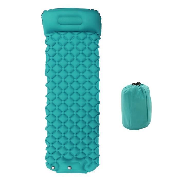 Matelas de camping gonflable ultra léger – Tapis de sol portable avec