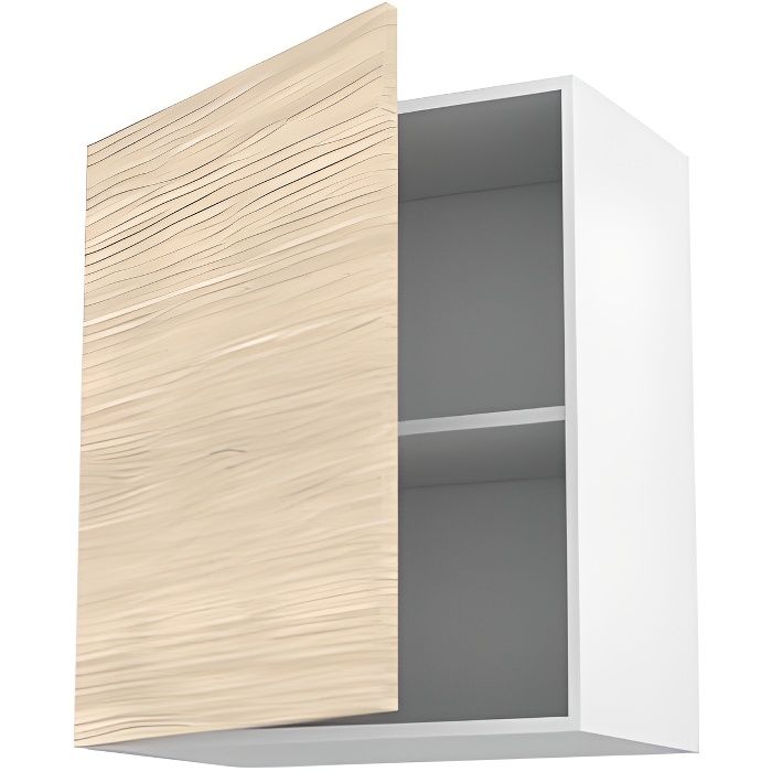 Meuble Haut De Cuisine Couleur Chene 1 Porte Selv L 60 X H 70 X P 30 Achat Vente Elements Haut Meuble Haut De Cuisine 1 Po Cdiscount