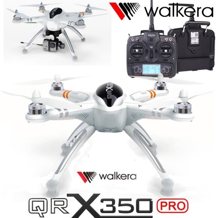 Drone RC QR X350 PRO Walkera GPS RTH ATTI RTF Portée 1 Km à 2 Km avec