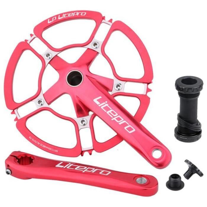 Pédalier Vélo De Route Pliant 11/12 Vitesses - Longueur 165/170/175mm, Plateau 40-48T, Alu/titane
