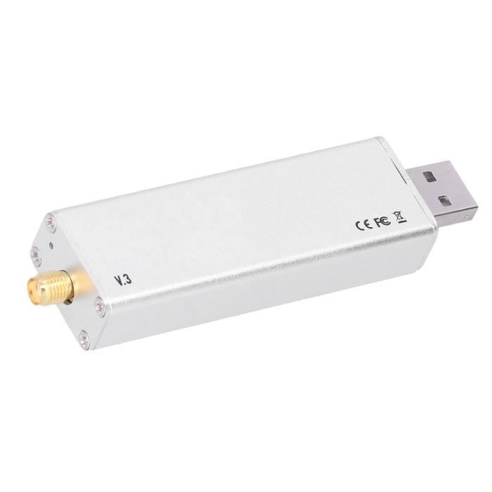 Récepteur TCXO Full Bande 0.1MHz-1.7GHz Avec Tuner RTL-SDR R820T2 - Pour Aviation, ADSB, Radio, Compatible USB