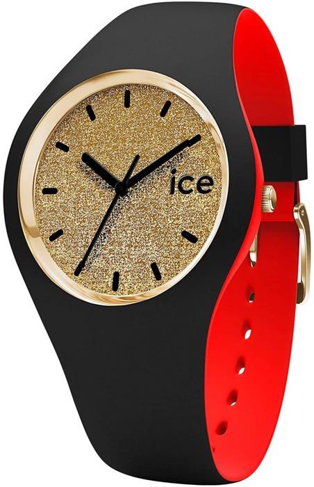 Ice Watch ICE loulou Gold Glitter Montre noire pour femme avec bracelet en silicone 007238 Medium Achat vente montre Femme Adulte Cdiscount
