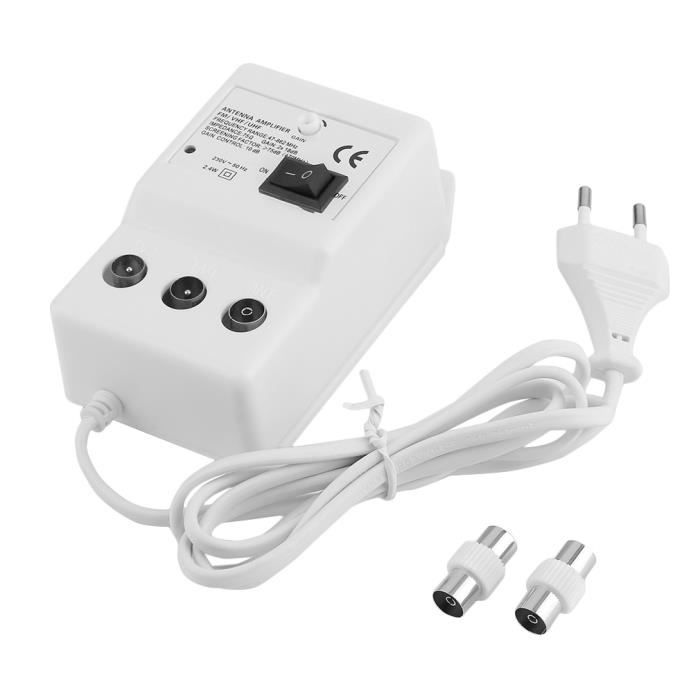 Amplificateur D Antenne 2x18db Hd Dvb C Dvb T2 Cable Ccs