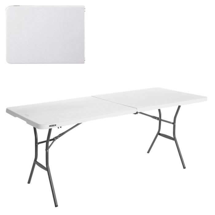Table pliante polyvalente ultra résistante à vie 184x76x73,5 cm UV100