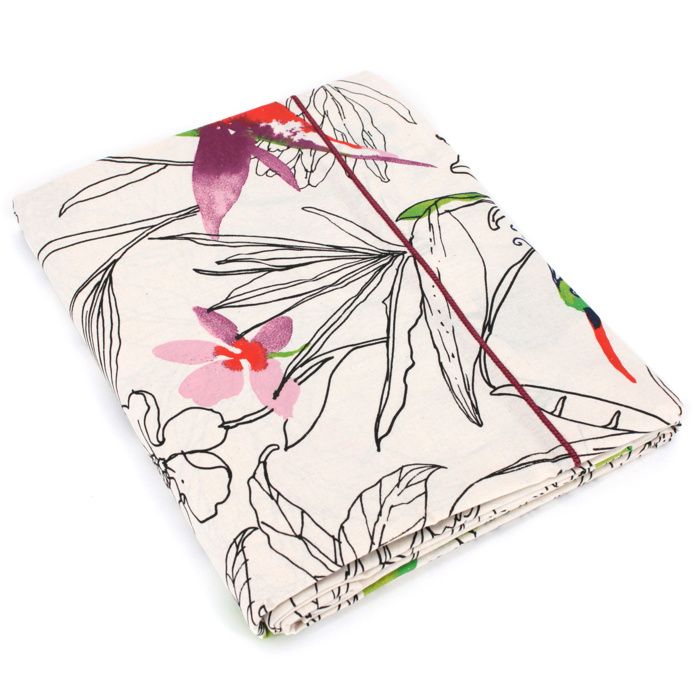 Drap plat 280x310 cm coton AMAZONIA ecru