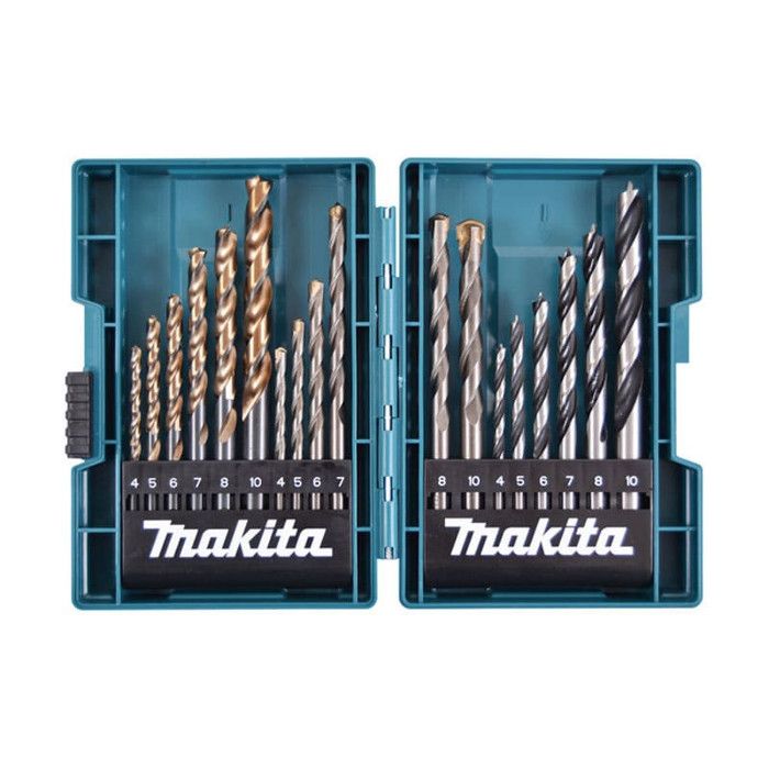 Jeu de Forets Métal Bois Pierre Makita B-49432 – 18 Pièces - vue 2