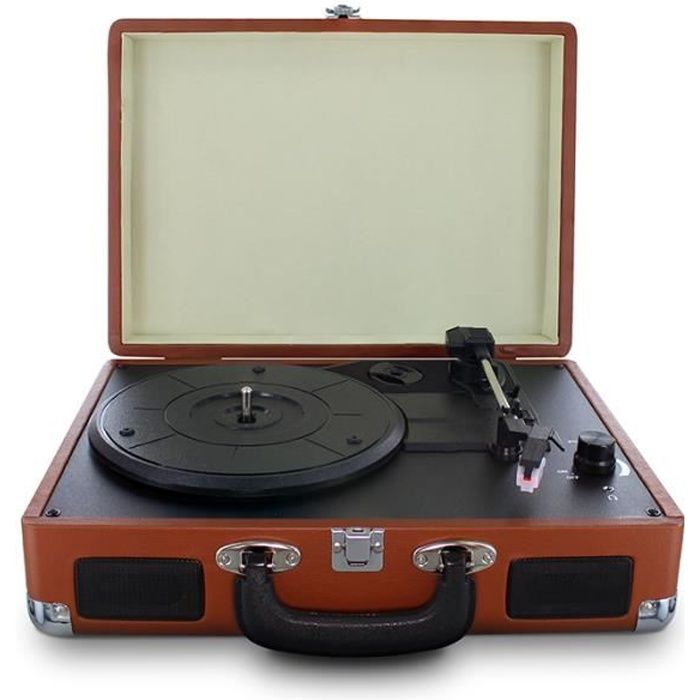 Metronic Platine Vinyle 33 45 78 Tours Avec Haut Parleurs Integres 477181 Platine Vinyle Avis Et Prix Pas Cher Cdiscount
