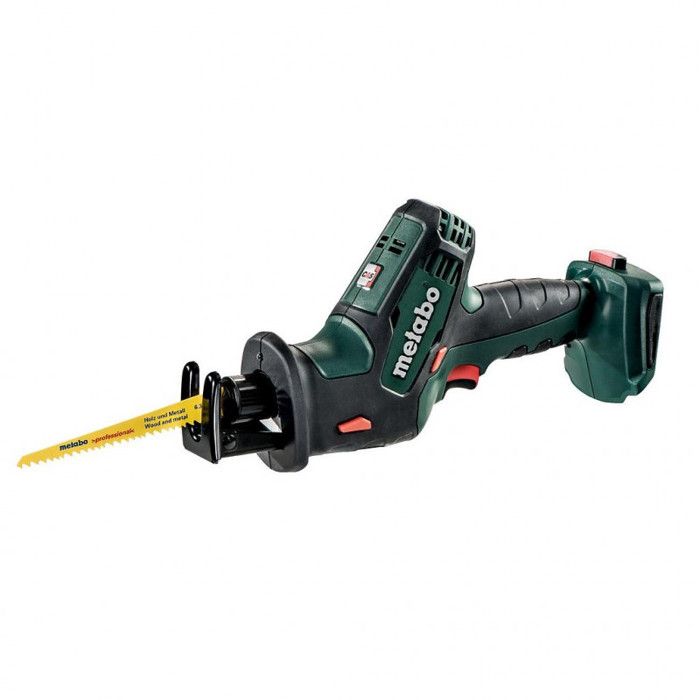 Scie sabre à batterie 18V machine seule SSE 18 LTX Compact 602266890 Metabo