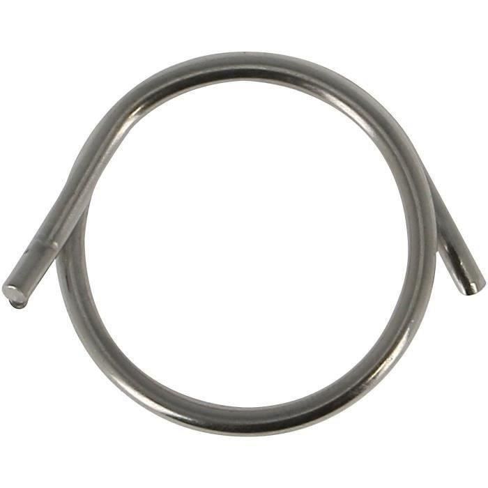 MOBOIS - Anneau brisé d.18 nickelé blister