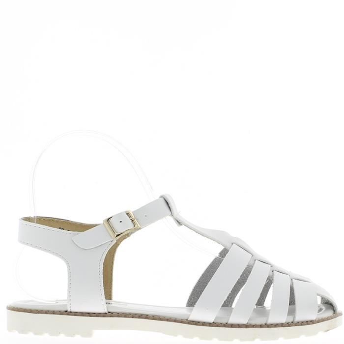 sandale semelle blanche