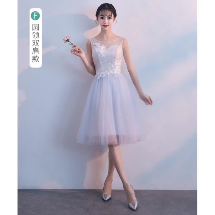 Robe Soiree Court En Dentelle Chic Ete Femmes Fille Pour Ceremonie