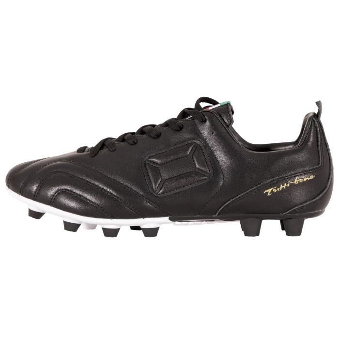 chaussures de football de football terre ultra ferme stanno nibbio nero - black - 43