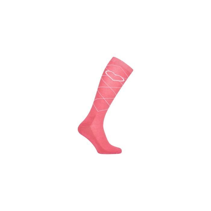 Chaussettes équitation femme Imperial Riding Imperial Heart - flower pink - 31/34