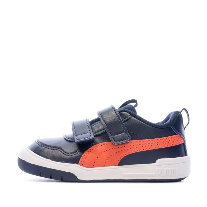 Puma Baskets Marine Garçon Bébé Puma Multiflex